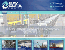 Tablet Screenshot of bayareapumps.com